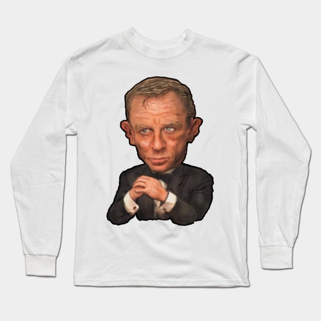 Secret Agent 6 Long Sleeve T-Shirt by Henry Drae